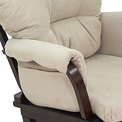 HOMCOM Nursery Glider Rocking Chair with