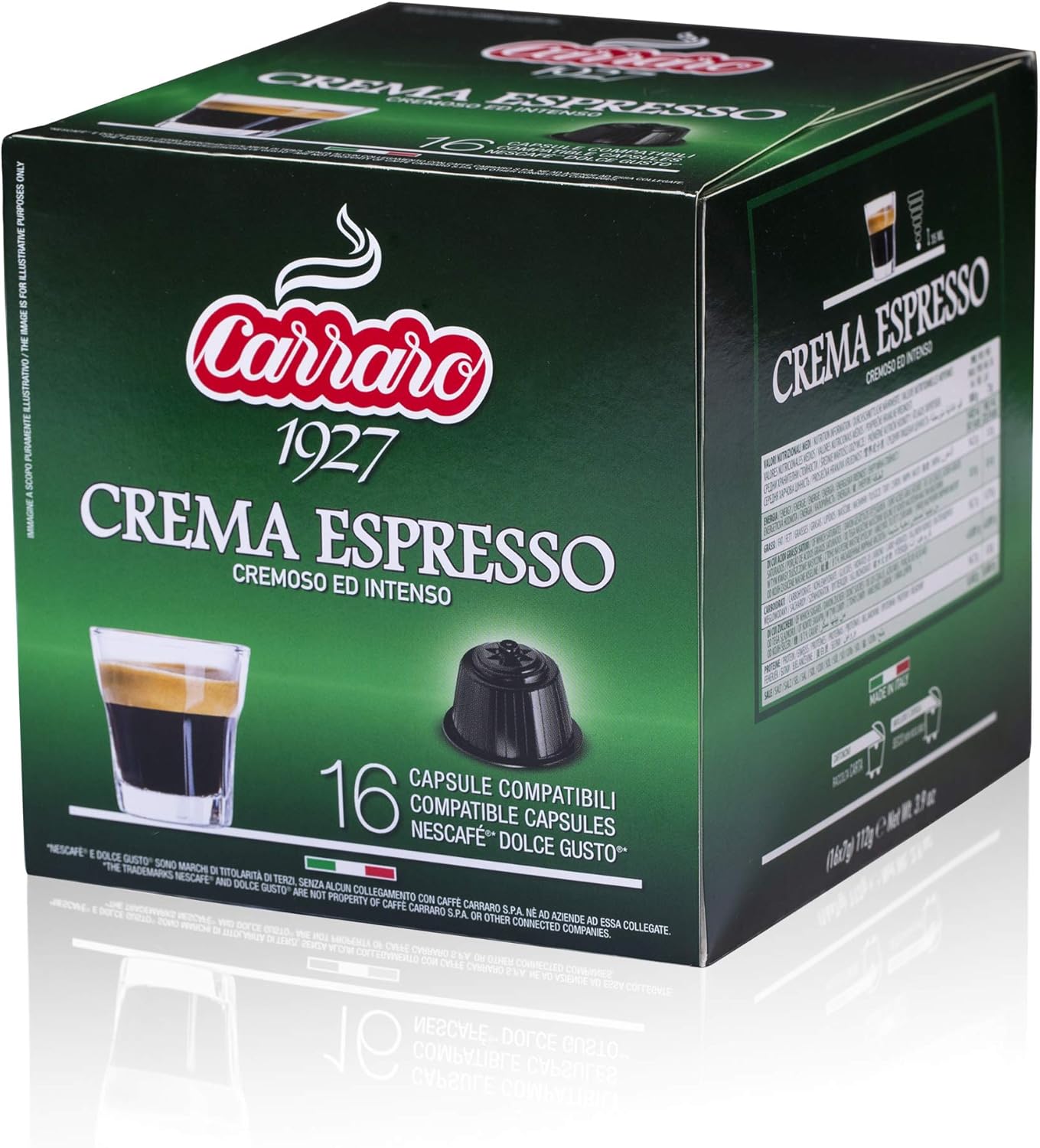 Caffè Carraro, selezione Crema Espresso, Compatibili Dolce Gusto, 6
