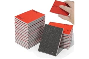 TayBong Sanding Block,28 Pcs Sanding Sponge 180-3000 Grits with Flexible Soft Foam,Reusable Pliable Sandpaper for Kitchen Sta