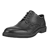 ECCO Men's London Plain Toe TIE Oxford, Black, 9-9.5