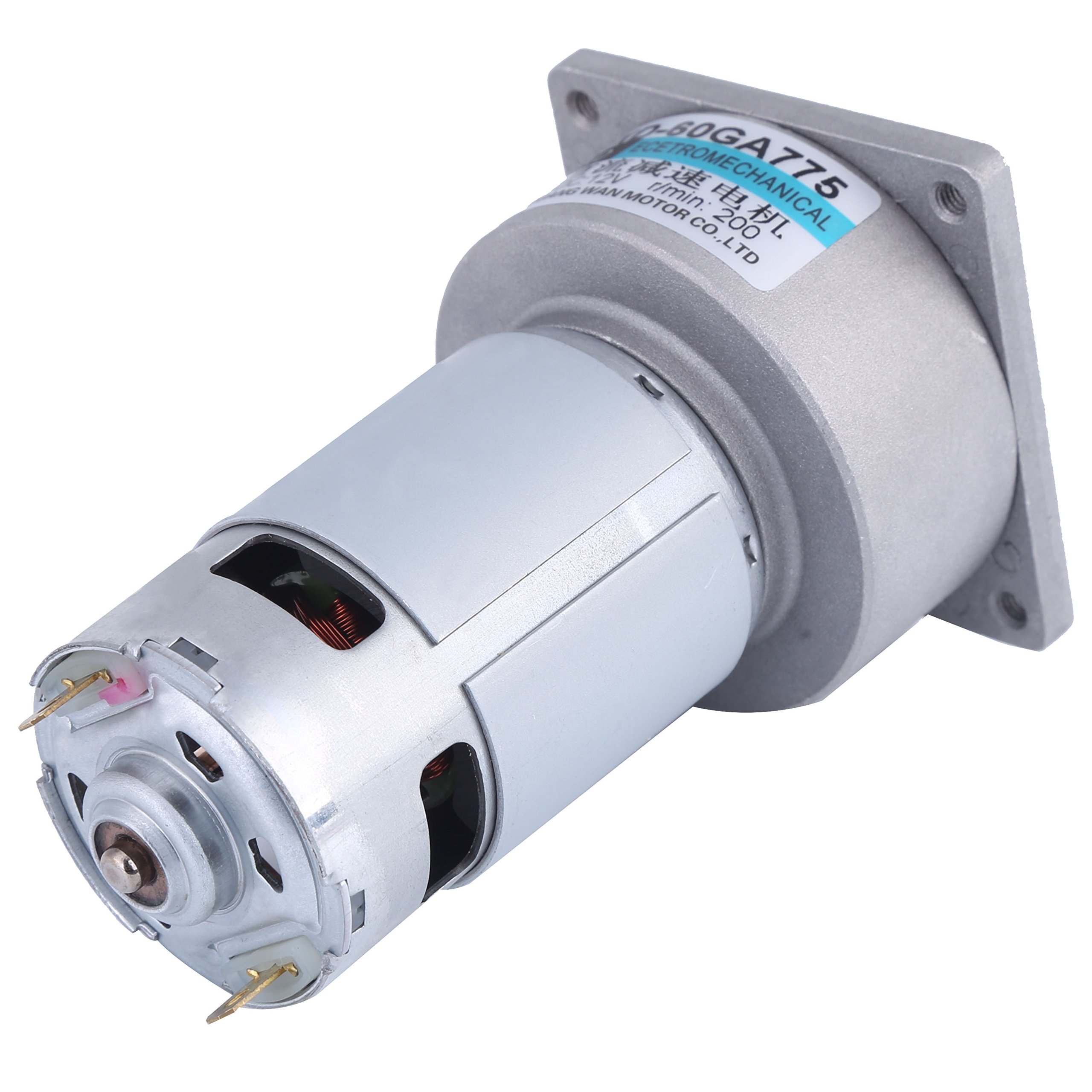 60GA775 DC12V 35W DC High Torque Adjustable Speed Gear Motor(200RPM)