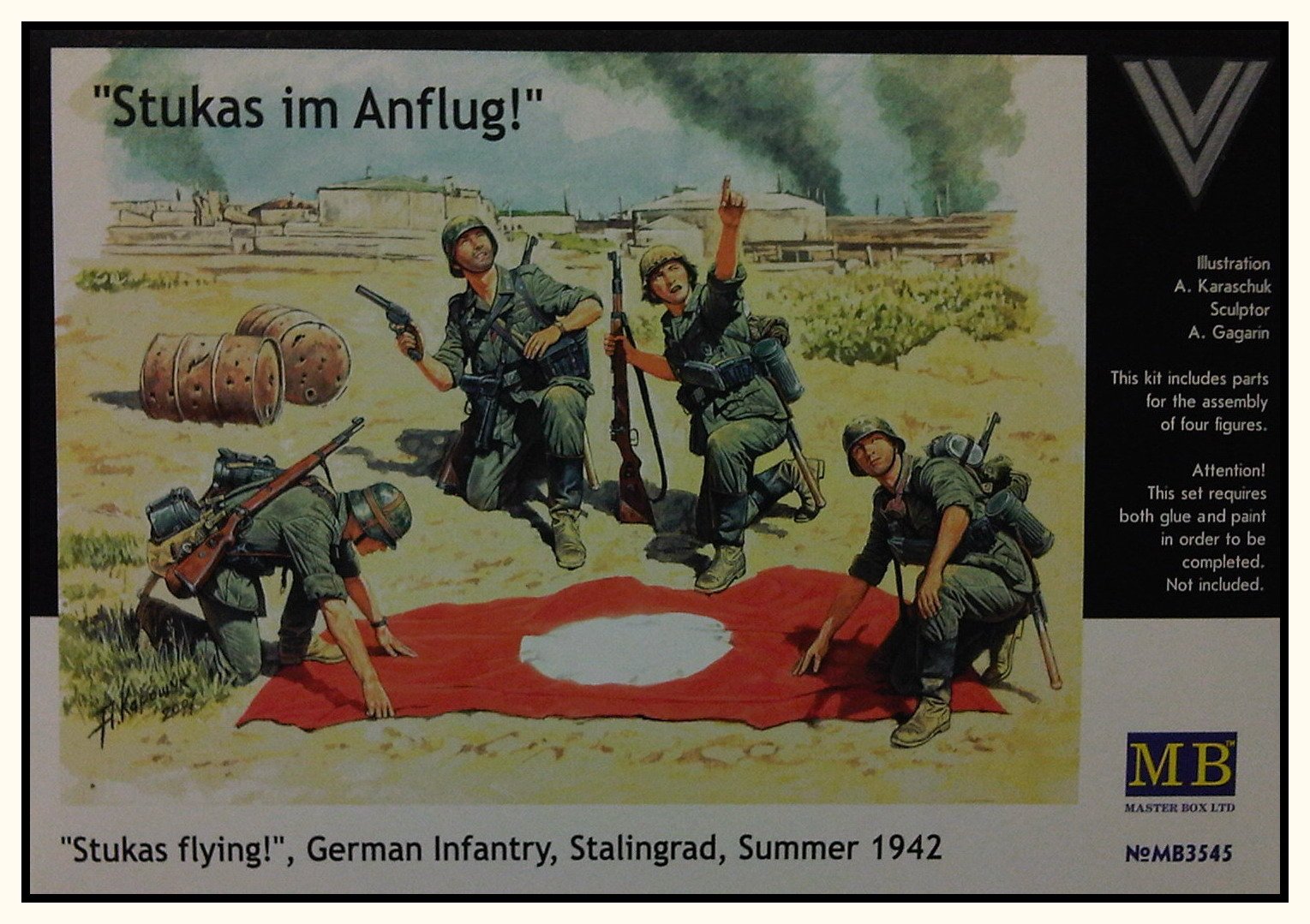 Masterbox 1:35 Scale Stukas im Anflug German Infantry 1942