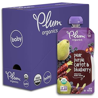Plum Organics Stage 2, Pear, Purple Carrot Liberia Ubuy