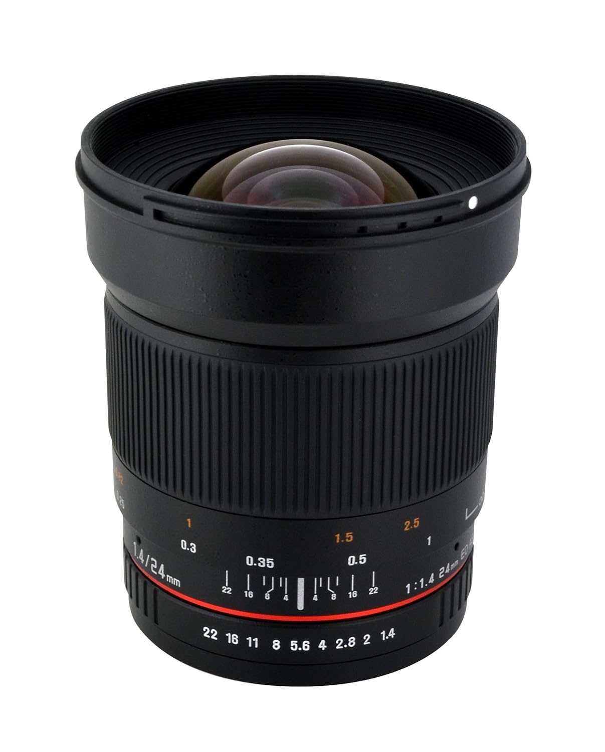 Amazon.com : Rokinon 24mm F/1.4 Aspherical Wide Angle Lens for Nikon with  Automatic AE Chip for Auto Aperture, Auto Exposure and Focus Confirmation  ...