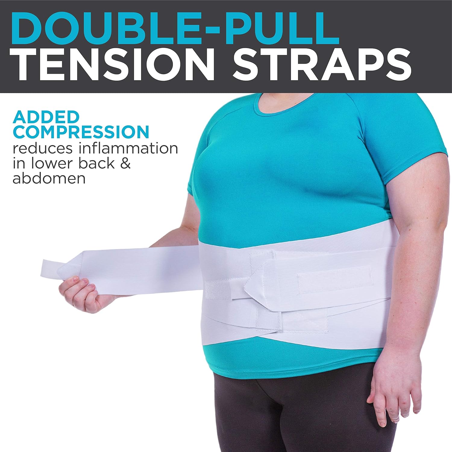BraceAbility Plus Size XL Bariatric Back Brace - Extra Large Big and Tall Lumbar Support Girdle for Obesity Lower Back Pain in Extra Large, Heavy or Overweight Men and Women (Fits 45"-50"): Industrial & Scientific