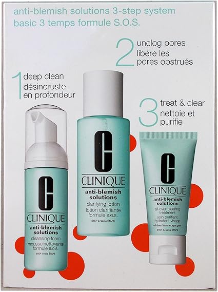 clinique 3 step acne solutions