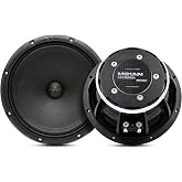 Deaf Bonce Apocalypse AP-M61AN Hybrid | 6.5" Neodymium-Ferrite Mid-Range Car Speakers (Pair) &ndash; 180W RMS, 360W Max, 101 dB SPL, CCAW Coil, Aluminum Frame