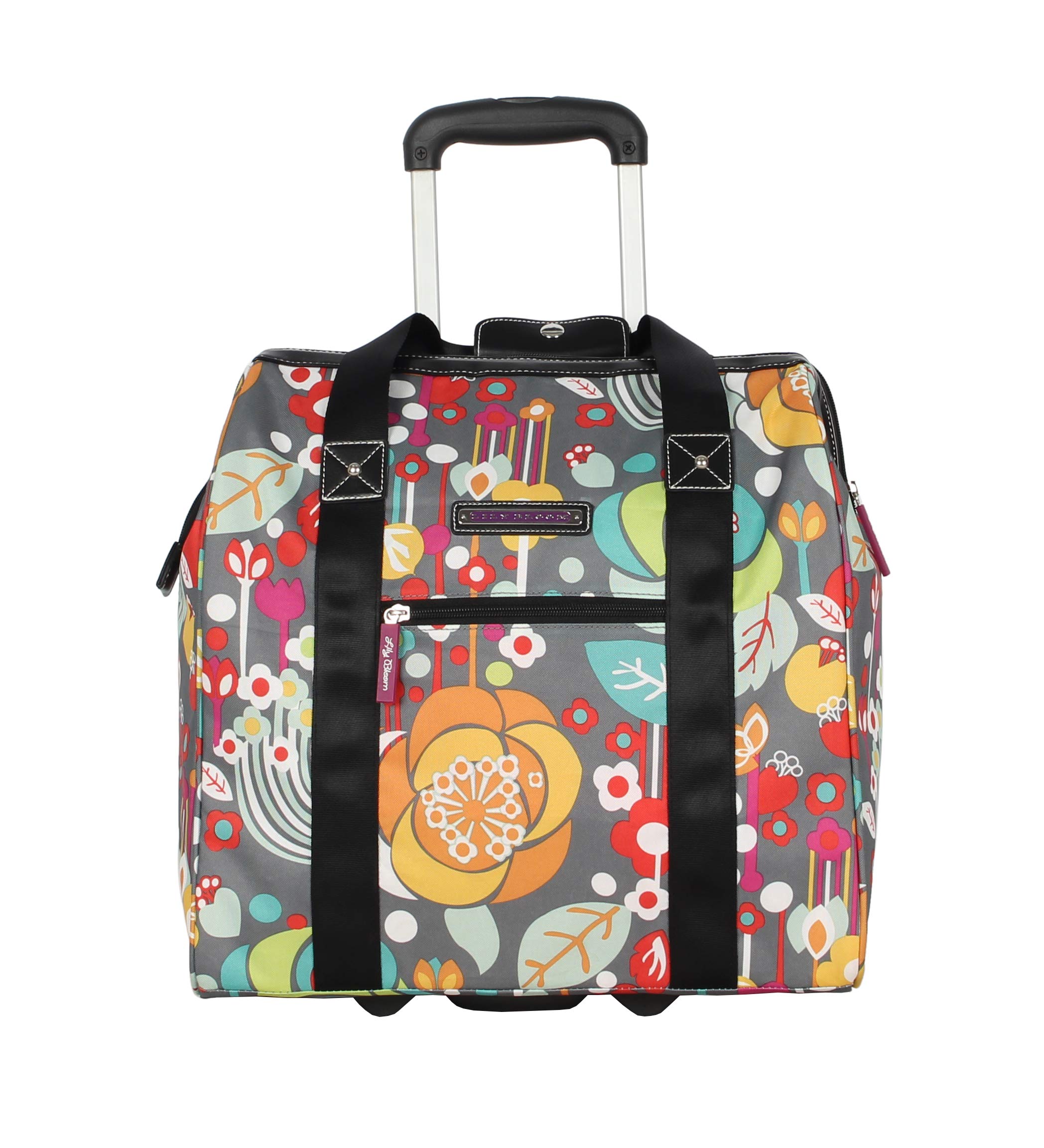 Lily Bloom Design Pattern Carry on Bag Wheeled Cabin Tote (Bliss)