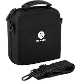 Binocular Case, Hard EVA Protective Storage Case with Water-Resistant Exterior, Carry Handle &amp; Shoulder Strap, Fits Most Compact and Mid-Size Binoculars for Hiking, Hunting, Birdwatching &amp; Travel