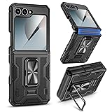 VEGO for Samsung Z Flip 6 Case with Stand, [Hinge
