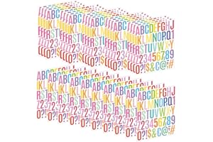METSYTH Letter Stickers 30 Sheets 1500 PCS Large Alphabet Sticker 2 Inch Vinyl Self Adhesive Stick on Stickers for Water Bottles Cup Mailbox Number Address Craft Scrapbooking Bulletin Board Decor Pastel