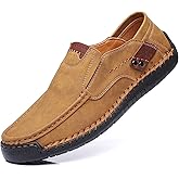 Coramtty Mens Loafers Casual Slip on Shoes Business Moccasins Lightweight Refreshing Classic Slippers Walking Driving Travelling Outdoor