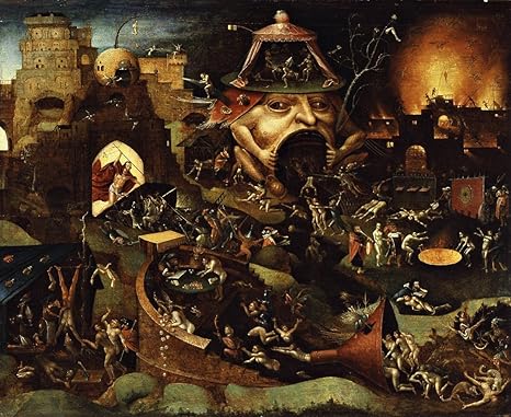 Amazon Co Jp ギフトdelightラミネート29 X 24ポスター Hieronymus Bosch 13ルネサンス絵画の地獄に深くdisturbingれた Home Kitchen