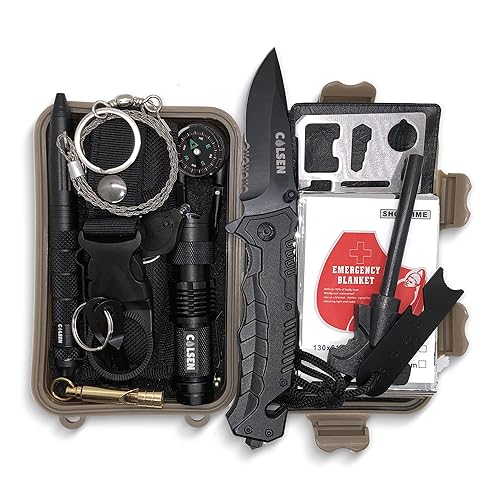 COLSEN 13 in Survival Kit Professional Outdoor Tactical