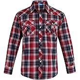 Champ Horse Boy's Toddler Child Kids Casual Dress Western Long Sleeve Snap Plaid Button Down Shirts