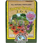 Down To Earth All Natural Fertilizers Organic Flower Garden - Plant Food for Blooming Annuals, Perennials and Flowering Shrubs 2-6-5, 5 lb