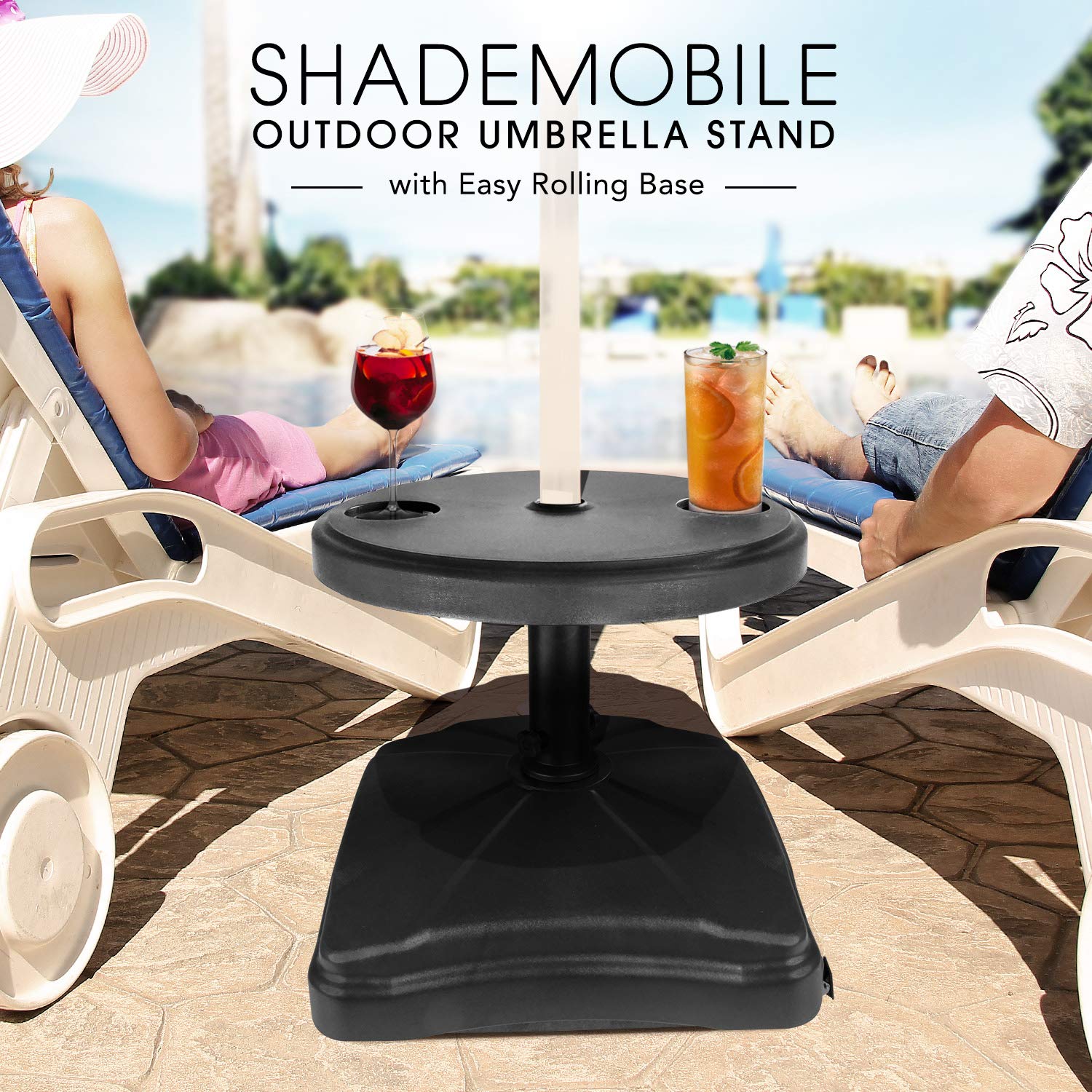 rolling patio umbrella base