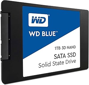 Western Digital Blue 3D NAND 1TB PC SSD - SATA III 6 Gb/s