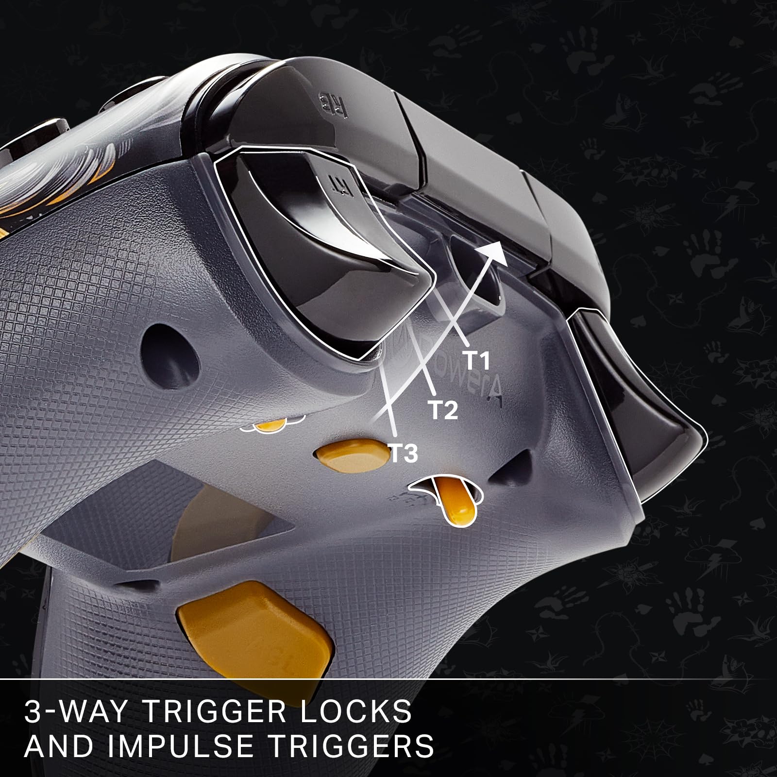 PowerA Advantage Wired Controller for Xbox Series X|S and Windows 10/11 – Fortnite Midas, gamepad, wired video game controller, gaming controller, USB-C, Works with Xbox One, Officially Licensed, Bonus Virtual Item Included.