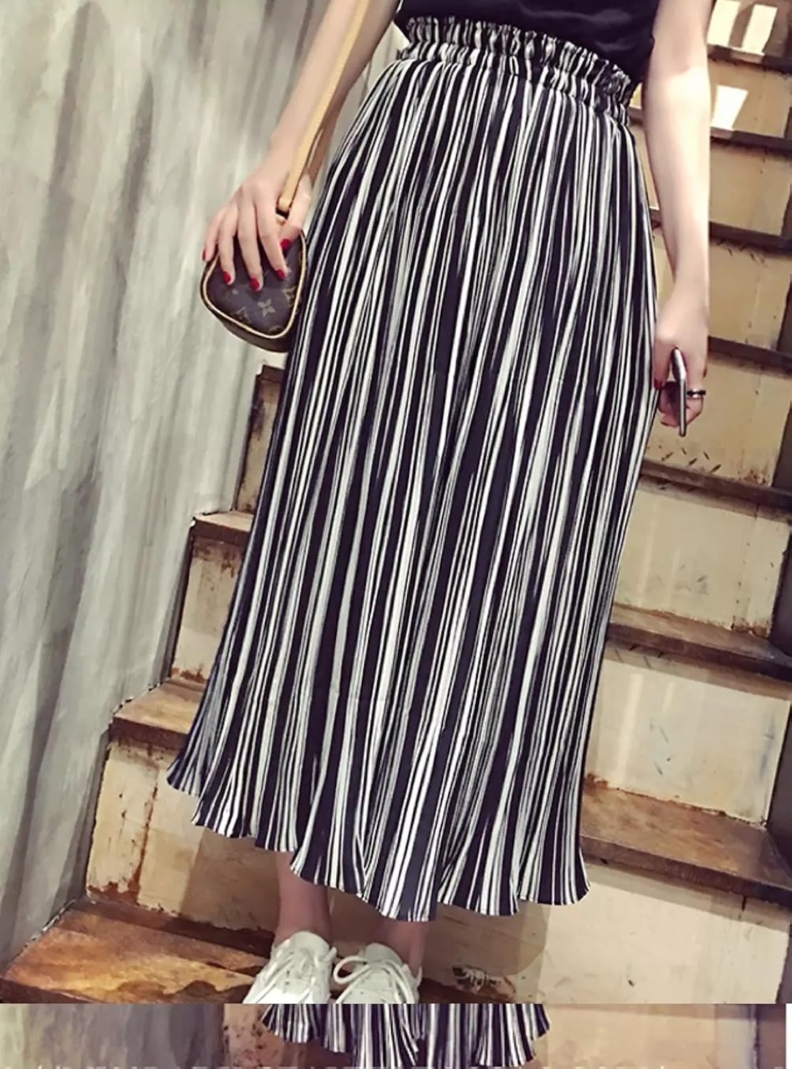 allure closet chiffon/polyester fiber casual pants bottoms