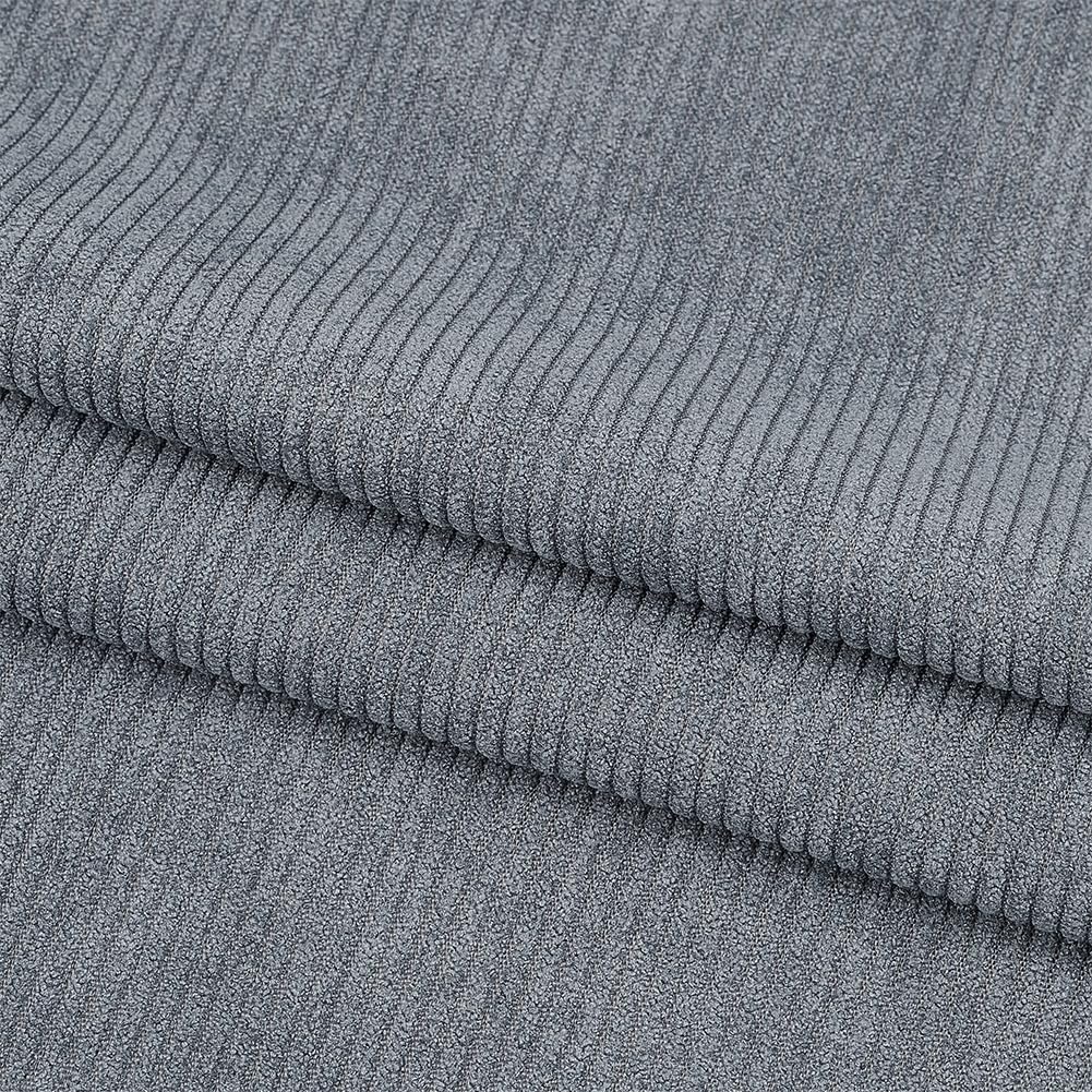 BENECREAT Dark Gray Corduroy Fabric, 100x155cm DIY Sewing Crafts Materials Corduroy Upholstery Fabric for Sewing Coat Shirt Dress Pants Costume Sofa DIY