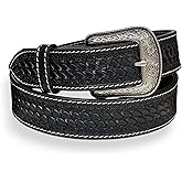 DANIEL'S ARTPLANET Western Belt for Men Full Grain One Piece Leather With Buckle Engraved Handmade Tooled 1.5”