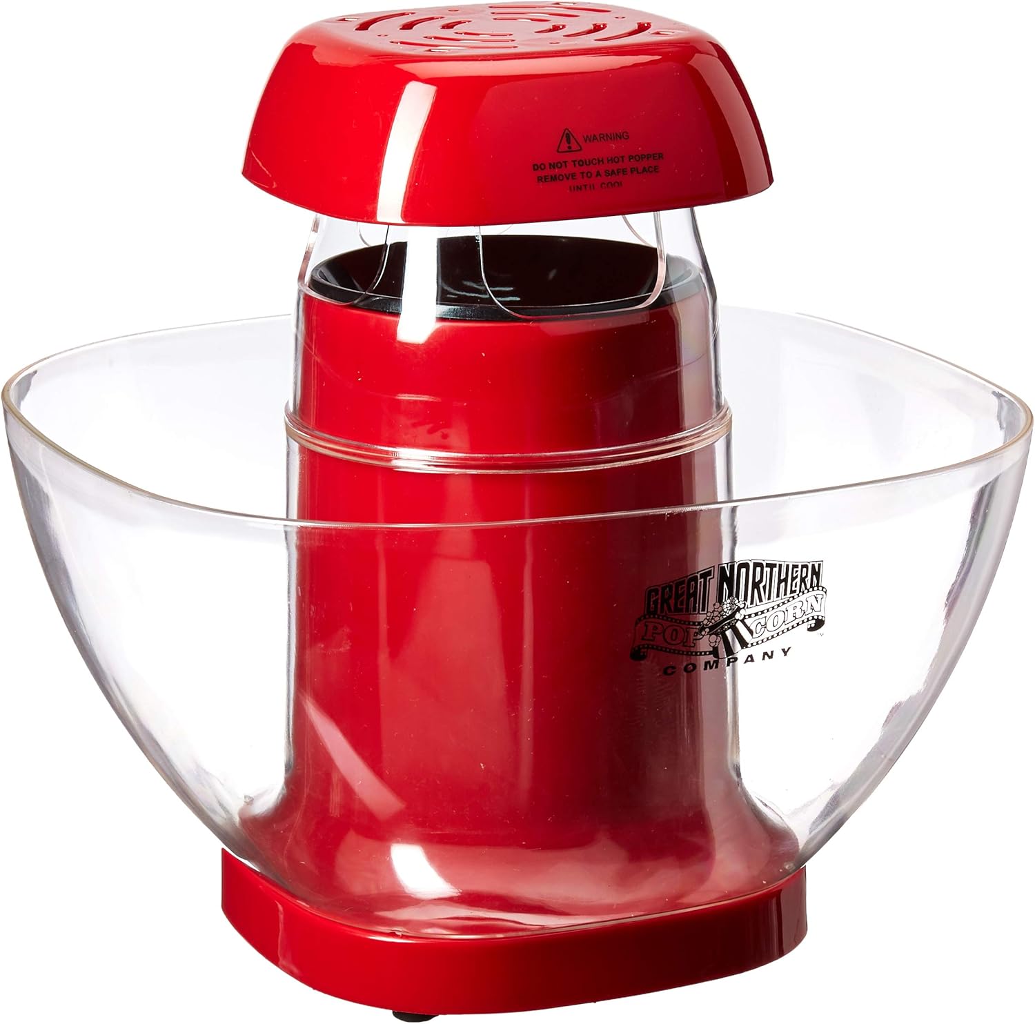 6275 Great Northern Popcorn Company Popkin Hot Air Popper Healthy And Fun Treat Red