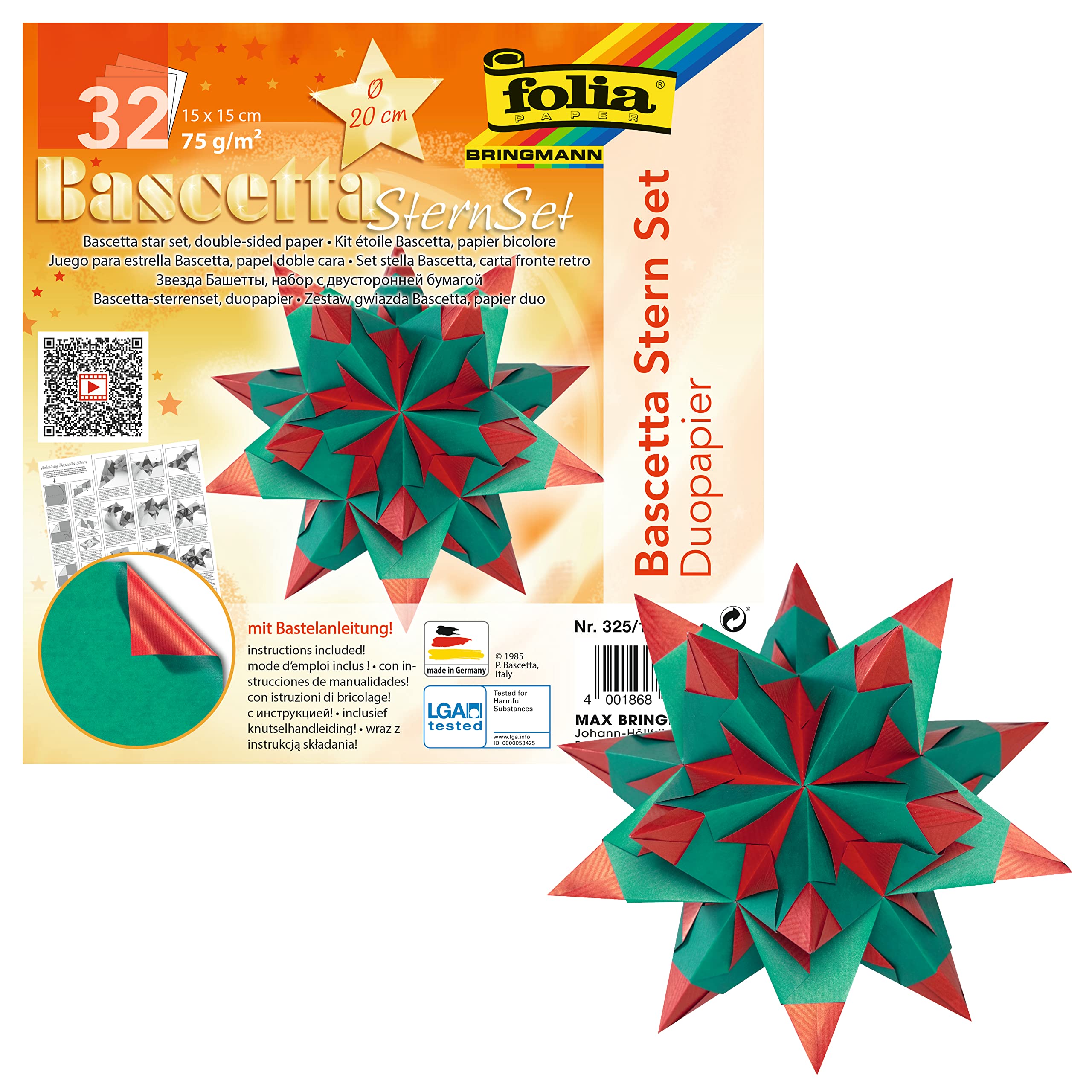 folia 836/3030 Bascetta Star Handicraft set, blue, 325/1515