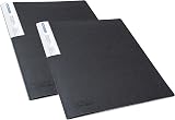 Rapesco 1643 Presentation Folder Antibacterial 20 Pockets A4 Black Pack of 2