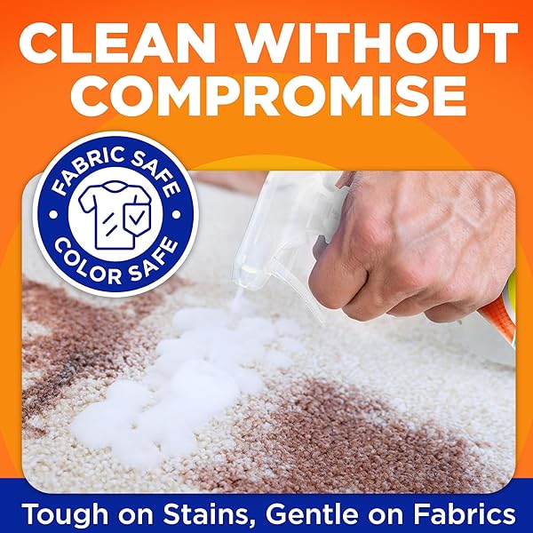 TIDE LAUNDRY STAIN REMOVER SPRAY WITH OXI, STAIN REMOVER FOR CLOTHES, CARPET, UPHOLSTERY, PET BEDDING, & MORE, STAIN TREATER SPRAY FOR TOUGH STAINS FROM WINE, COFFEE, GREASE, 21.5 FL OZ (PACK OF 2)