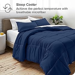 Bare Home Comforter Set - Ultra-Soft - Goose Down