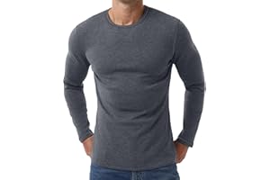 Sailwind Mens Thermal Underwear Long Sleeve Shirts Wool Base Layer Crewneck Top