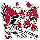 Desert Cactus Ball State University Sticker Cardinals Ball Vinyl Decals Laptop Water Bottle Car Scrapbook T1 (Type 1-1)