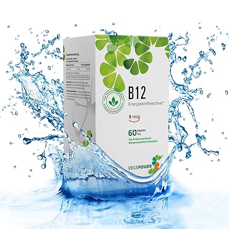 VegePower Vitamin B12 Kapseln - Vegan - Hergestellt in Deutschland