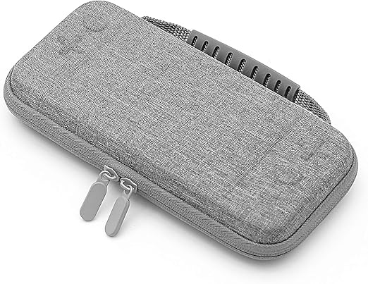 Amazon Spervs トラベルケース ストレージ ニンテンドースイッチライト用 Spervs スリムポータブルキャリーケース ゲームカートリッジ8個付き ハードシェルポーチ Nintendo Switch Lite アクセサリー用 グレー スーパーファミコン