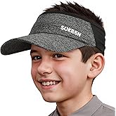 Sukeen Kids Sun Visor Hats for Girls Boys,Lightweight Sports Hat UPF50+ Sun Hat Cooling Headwear Visor for Running Outdoors