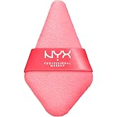 NYX PROFESSIONAL MAKEUP Wonder Setting Powder Puff Applicator, Soft, Reusable Triangle Powder Puff For Applying Loose Or Pres