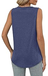 OFEEFAN Womens Tank Tops Loose Fit Summer Workout