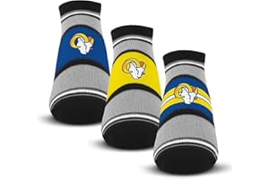 For Bare Feet NFL 3 Pack Now Show Sock Team Colors Medium