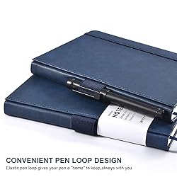 Thick Classic Notebook with Pen Loop - A5 College