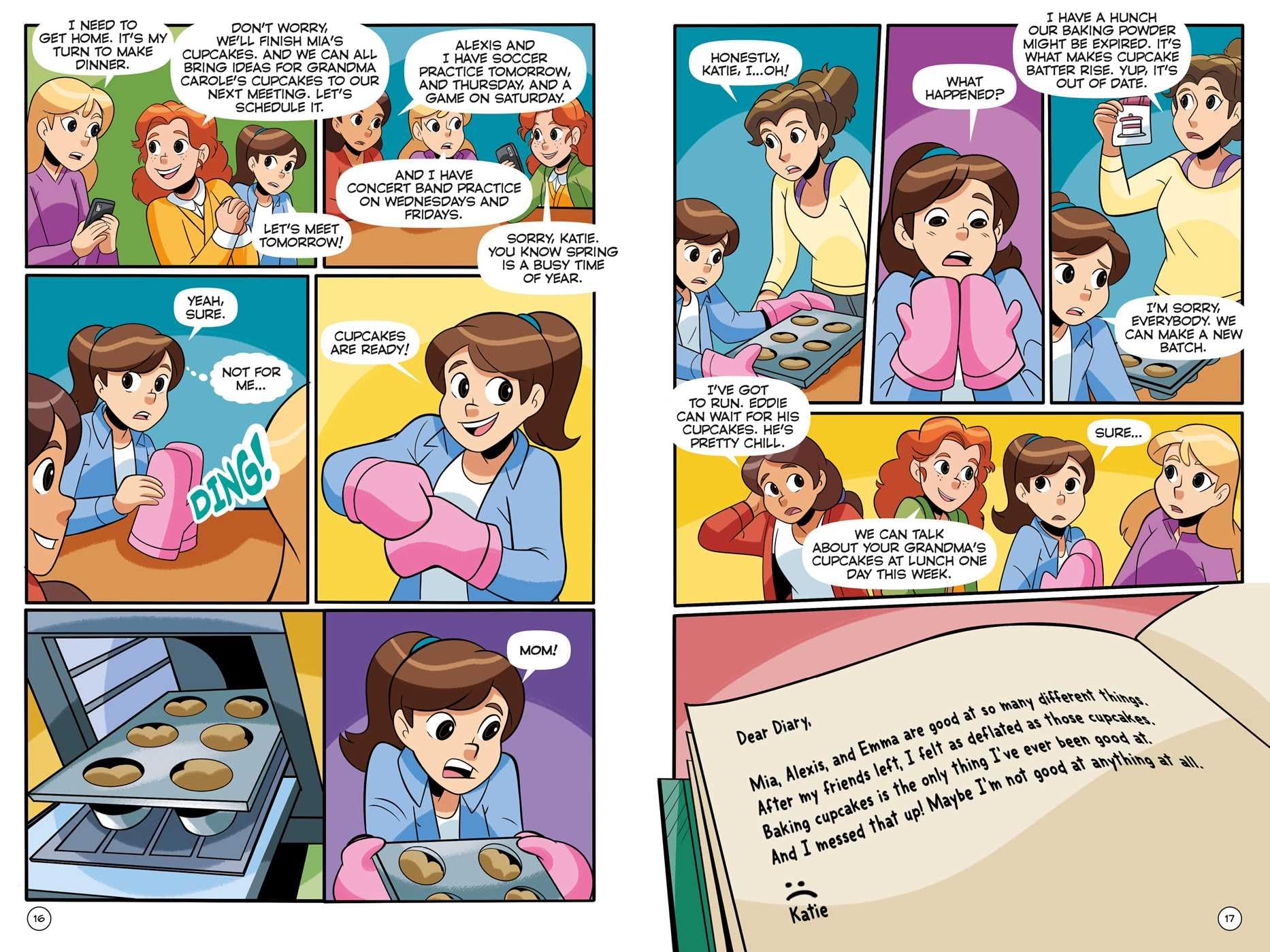 Katie, Batter Up! The Graphic Novel (Cupcake Diaries: The Graphic Novel) Katie, Batter Up! The Graphic Novel (Cupcake Diaries: The Graphic Novel) Paperback Kindle Hardcover