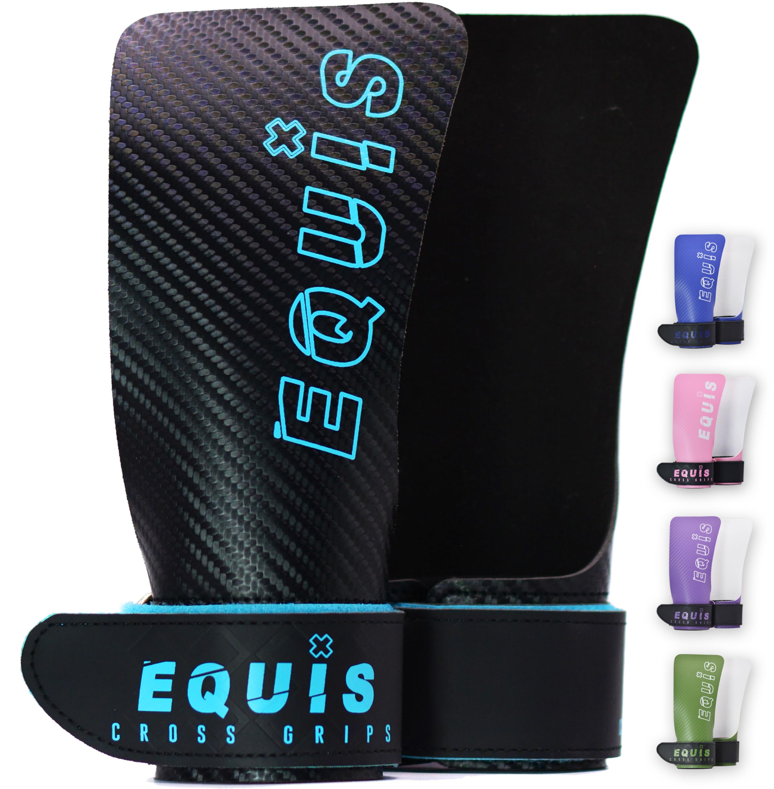 EQUIS GOVICENS Grips for Cross Training, Cross Training, Protection for Gymnastics and Calisthenics (Black)