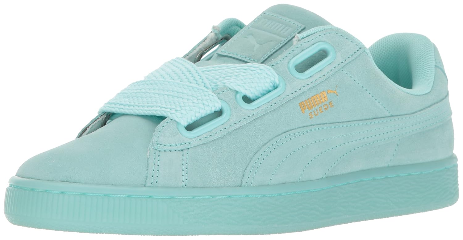 puma suede heart blue