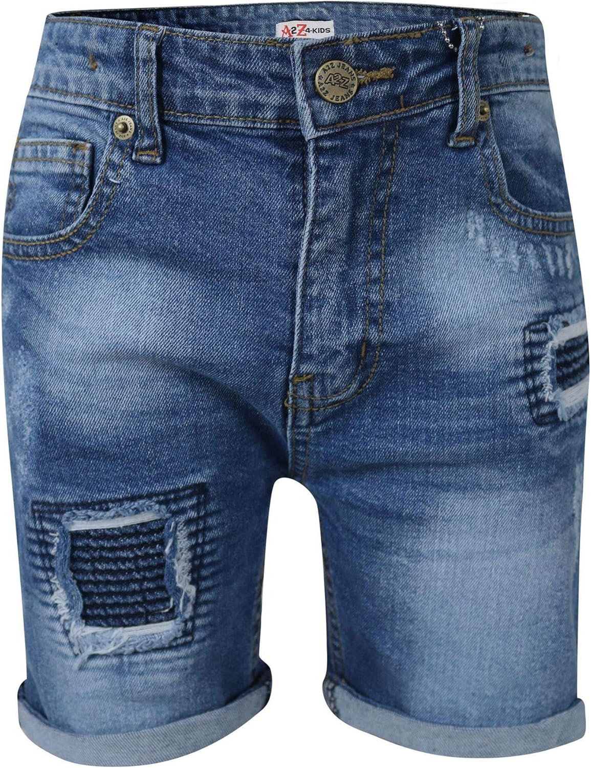 bermuda blue jean shorts