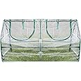 Zenport SH3212A Garden Cold Frame Greenhouse Cloche for Easy Access Protected Gardening