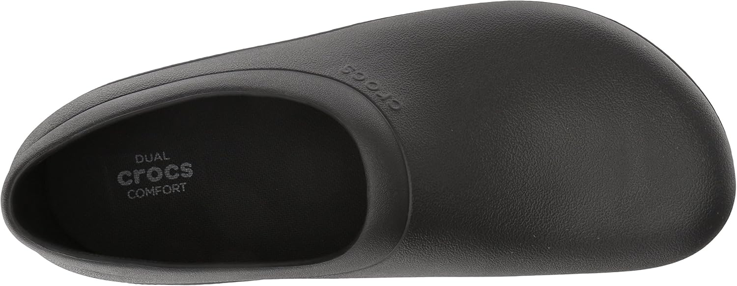 Crocs On The Clock Work Medical Professional Shoe, black, 10 US Women / 8 US Men: Shoes