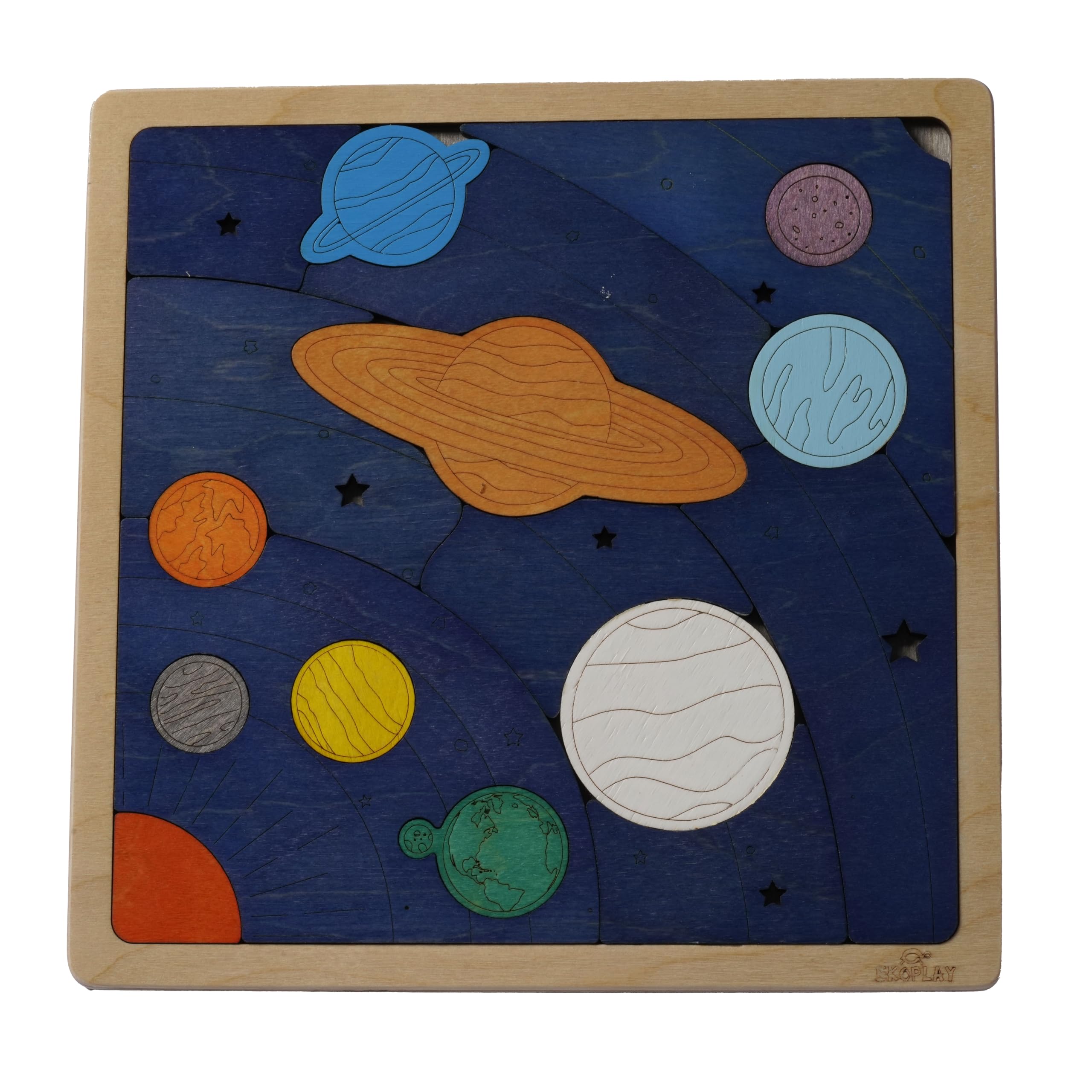 Solar System and Planets Puzzle for Kids | 18 Piece Jigsaw Puzzle for Kids | Learning Educational Toy and Gift for Boys Girls Ages 3+ Years — image 1