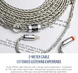 Linsoul Tripowin Zonie 2M IEM Cable 16 Core Silver Plated Earphone Cord view 3