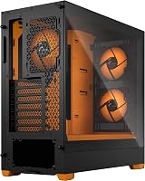 Fractal Design Pop Air RGB Orange Core ATX Mid Tower PC Case TG Side Panel view 4