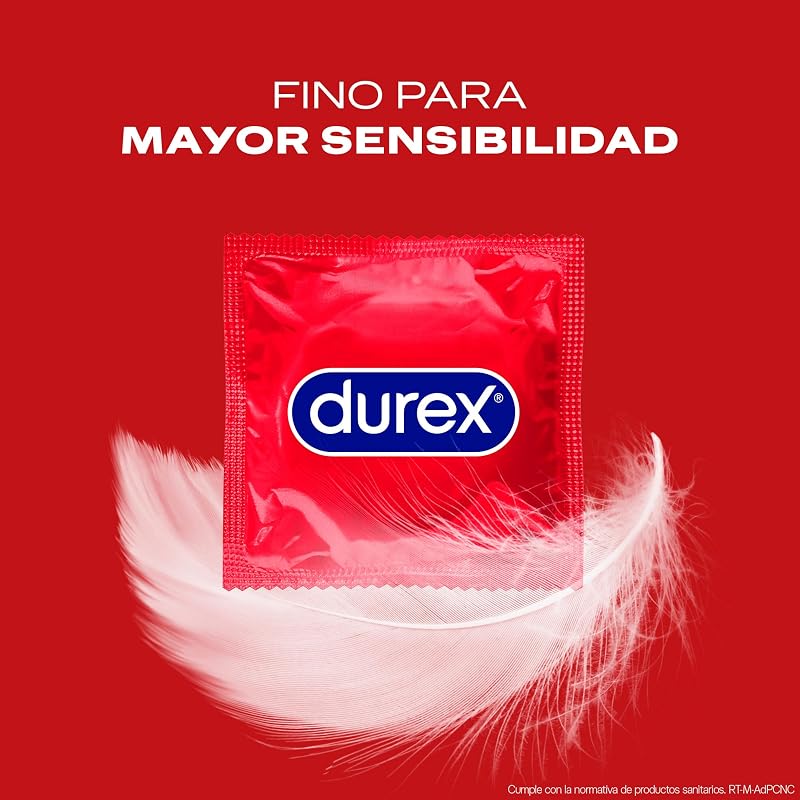 Preservativos Durex Soft Sensitive Para Maior Sensação Tamanho Pequeno - Branco, 10 Unidade (Embalagem de 1)